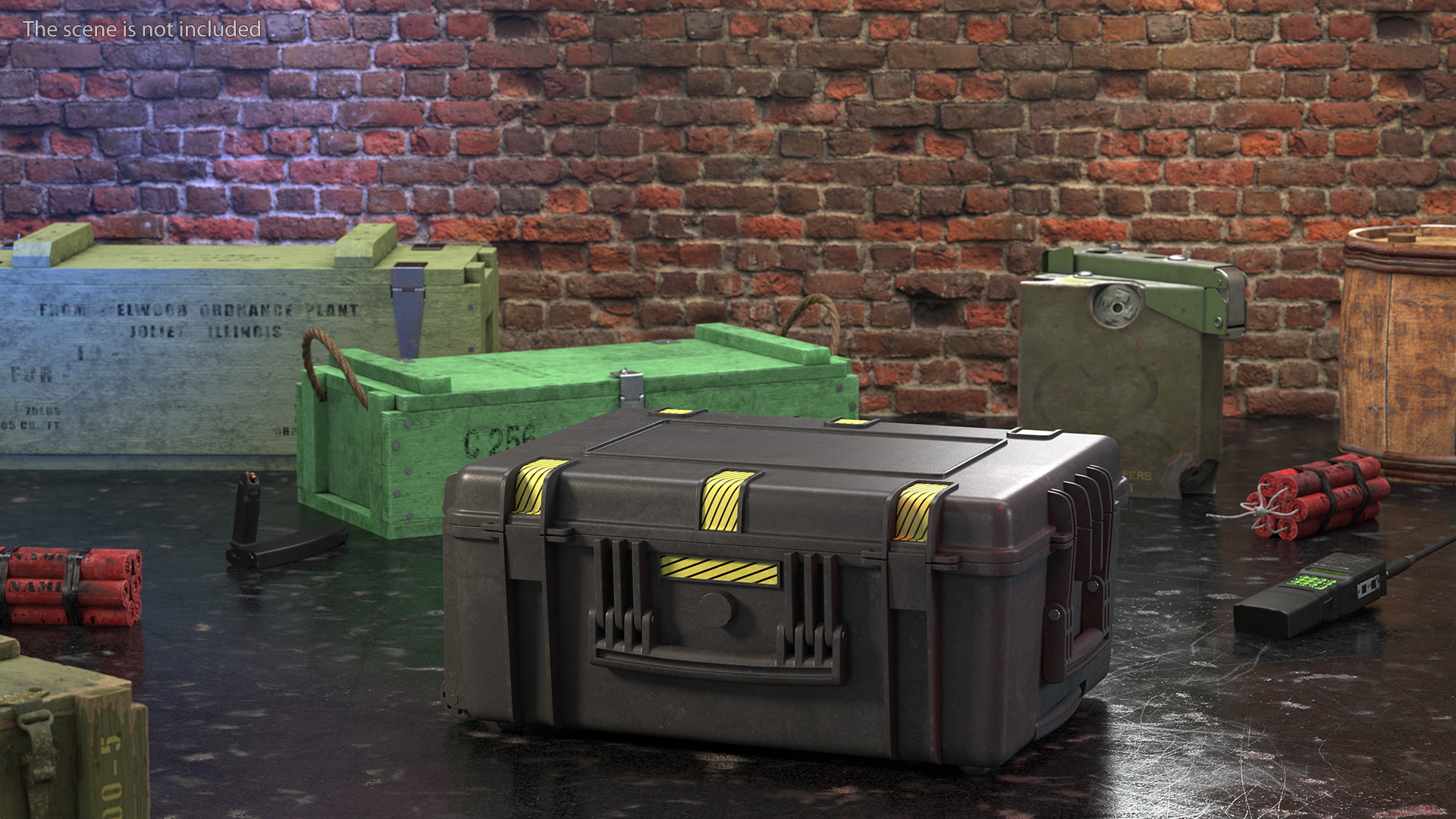 UAV Ground Control Station Case Empty 3D