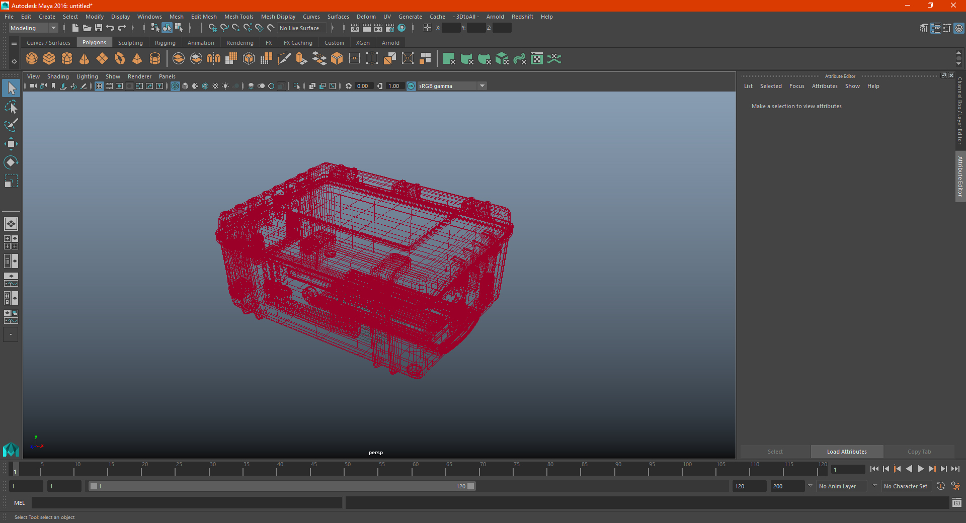 UAV Ground Control Station Case Empty 3D