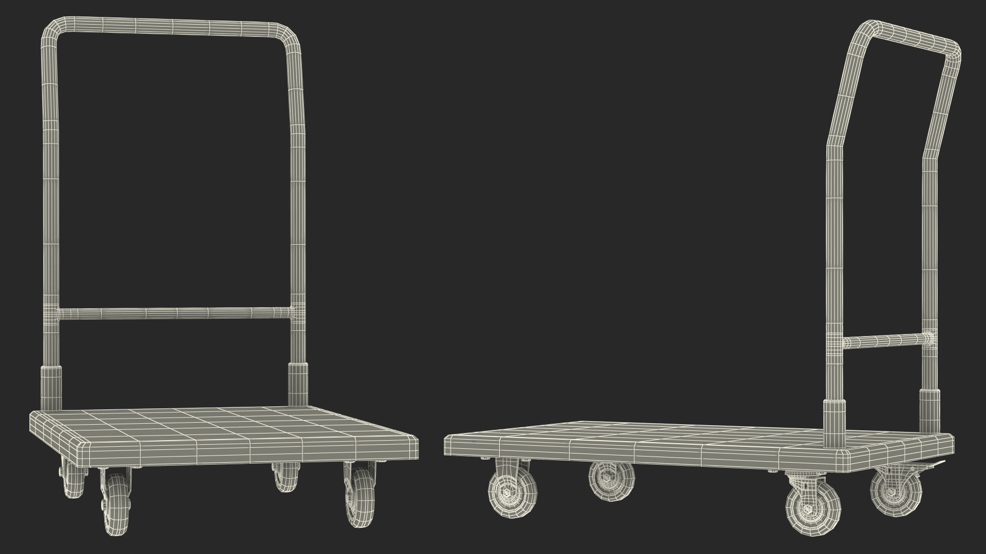 3D model Trolley Low Platform