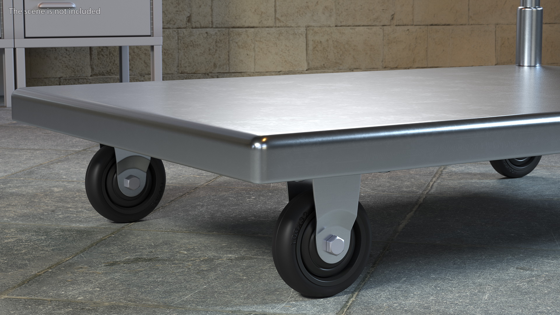 3D model Trolley Low Platform