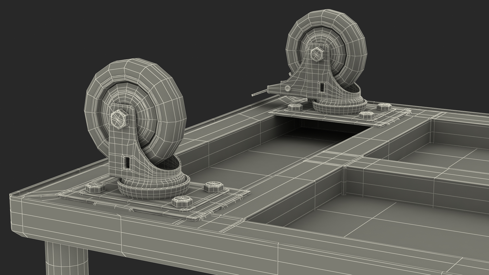 3D model Trolley Low Platform