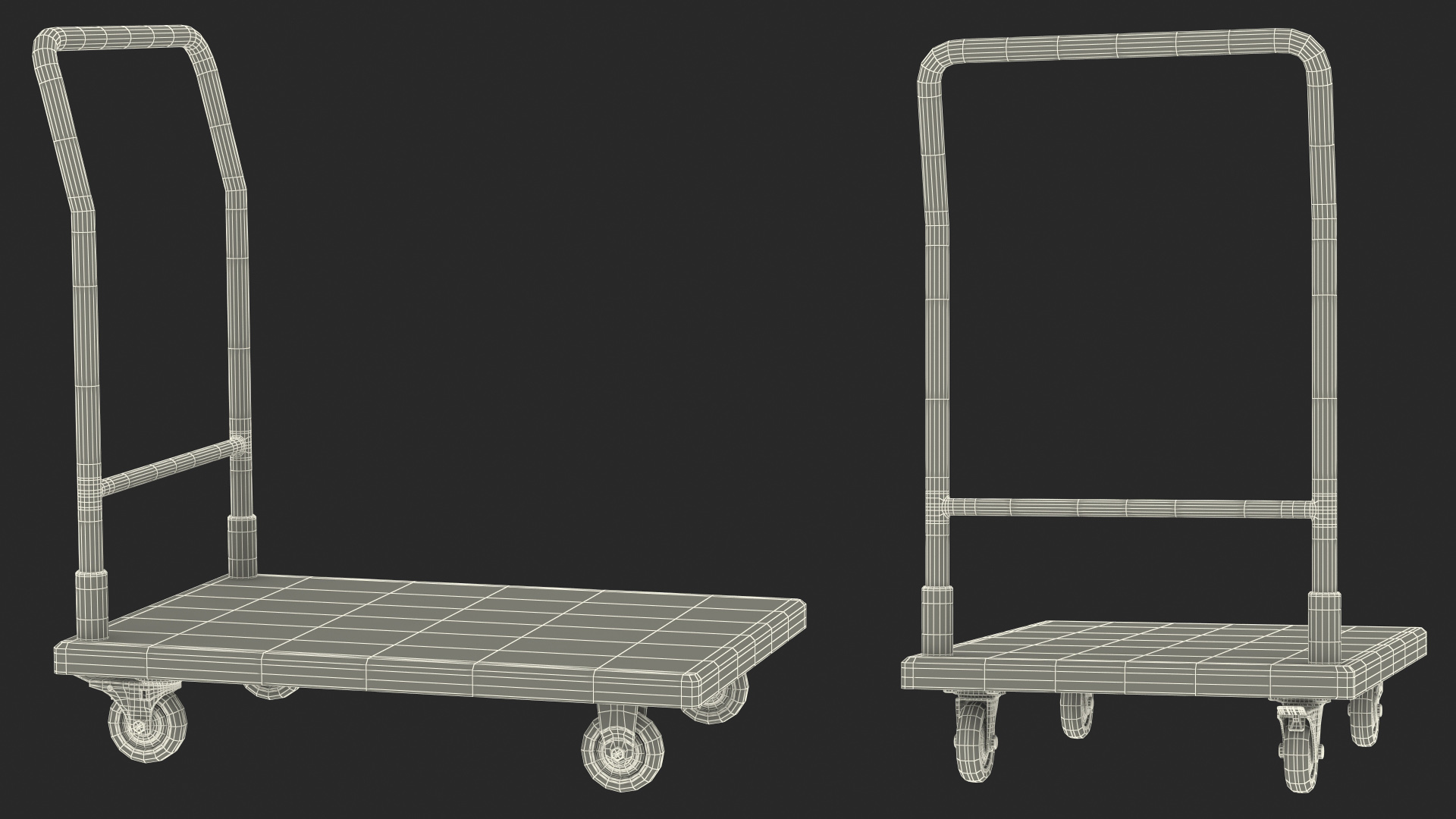 3D model Trolley Low Platform