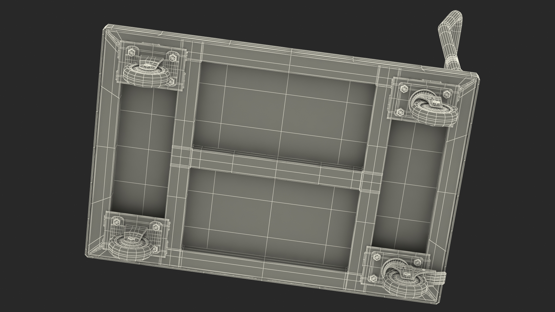 3D model Trolley Low Platform
