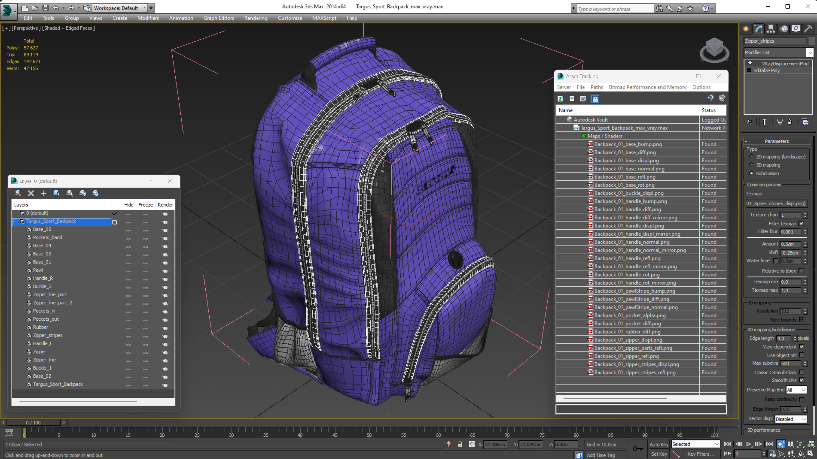 3D Targus Sport Backpack