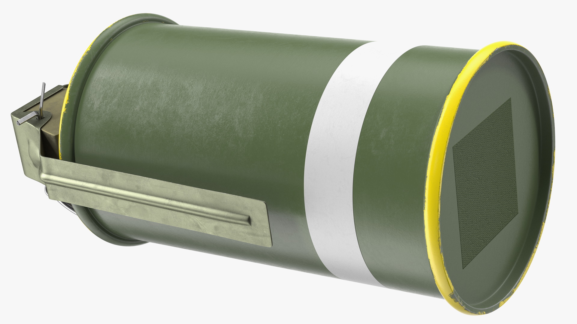 M18 Colored Smoke Grenade Yellow 3D