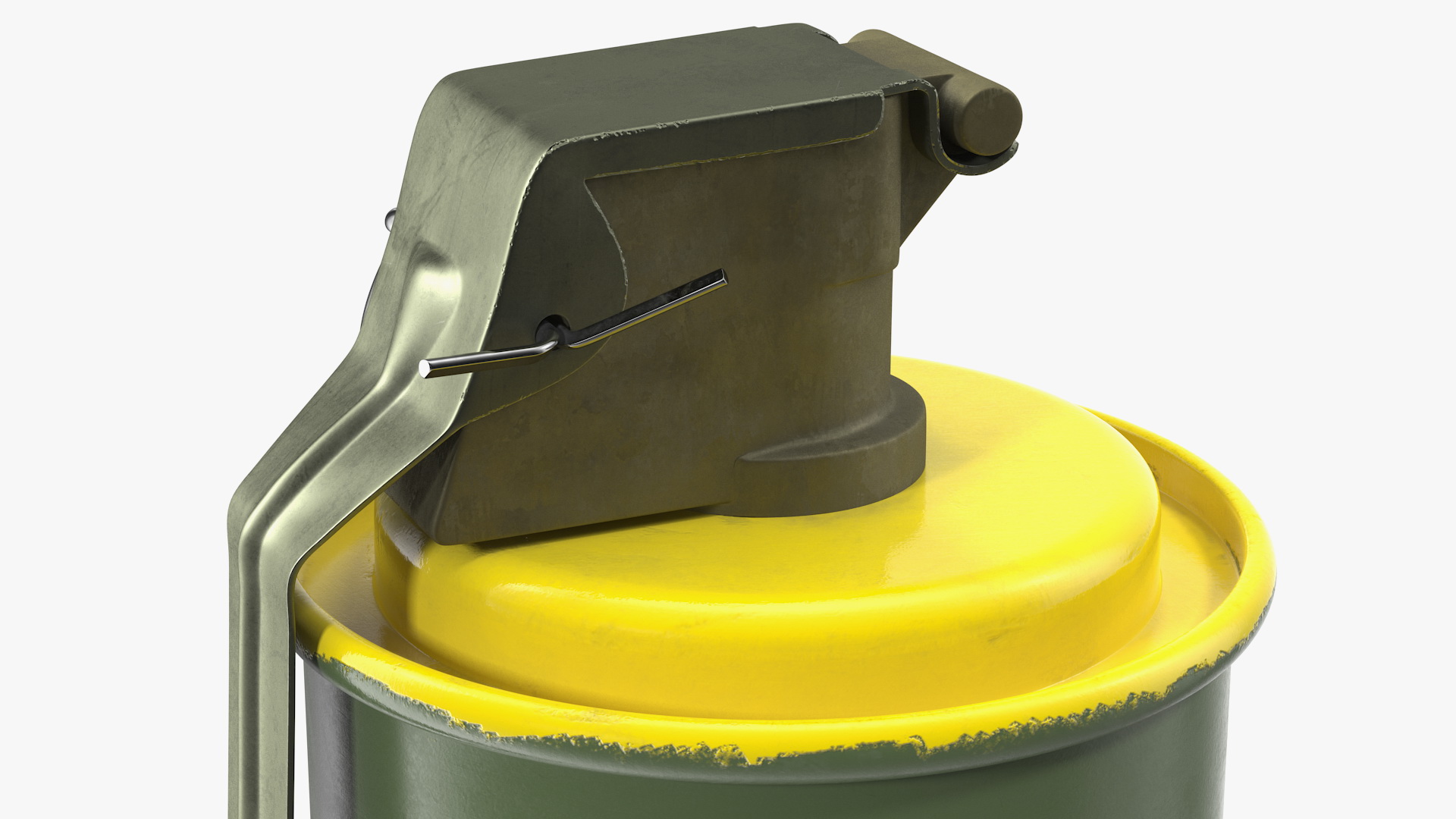 M18 Colored Smoke Grenade Yellow 3D