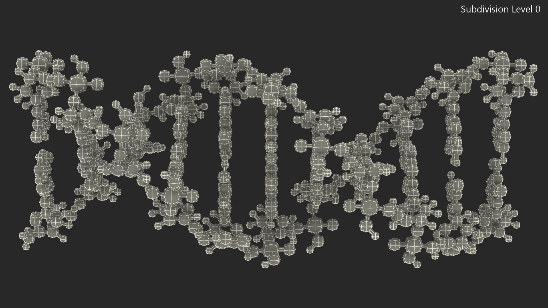 3D model B Form DNA Structure