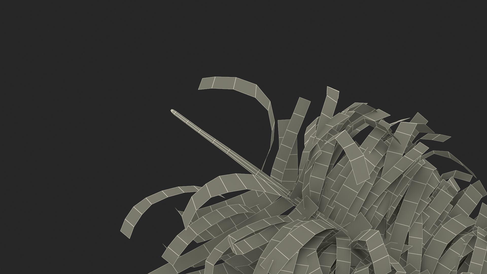 3D model Northern Cardinal Feather