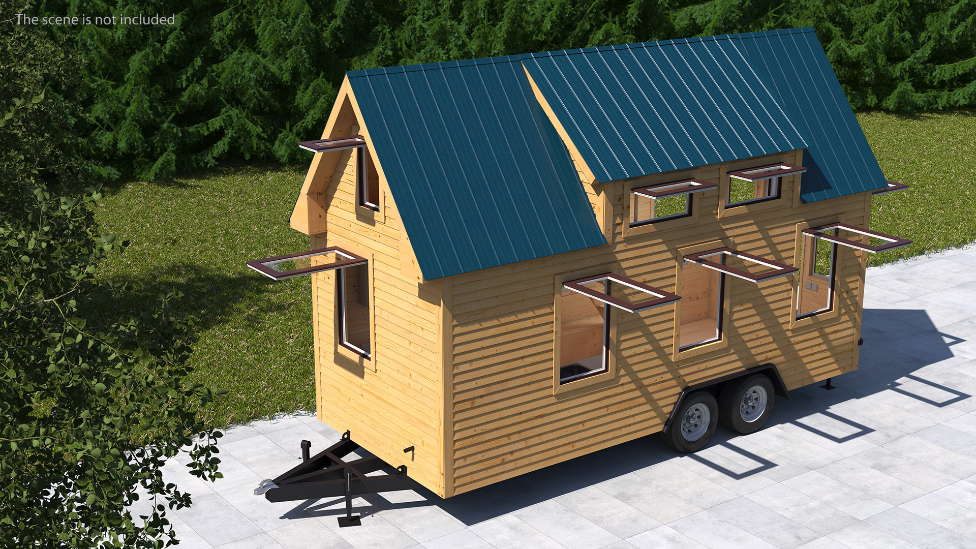 Tiny House Rigged 3D