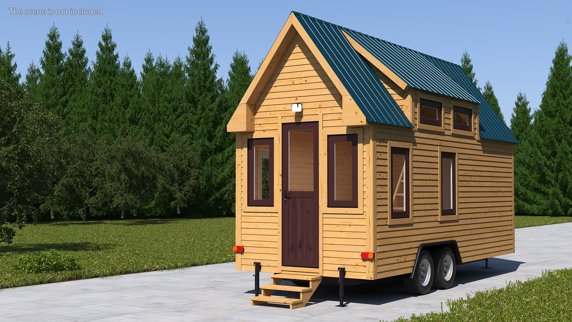 Tiny House Rigged 3D