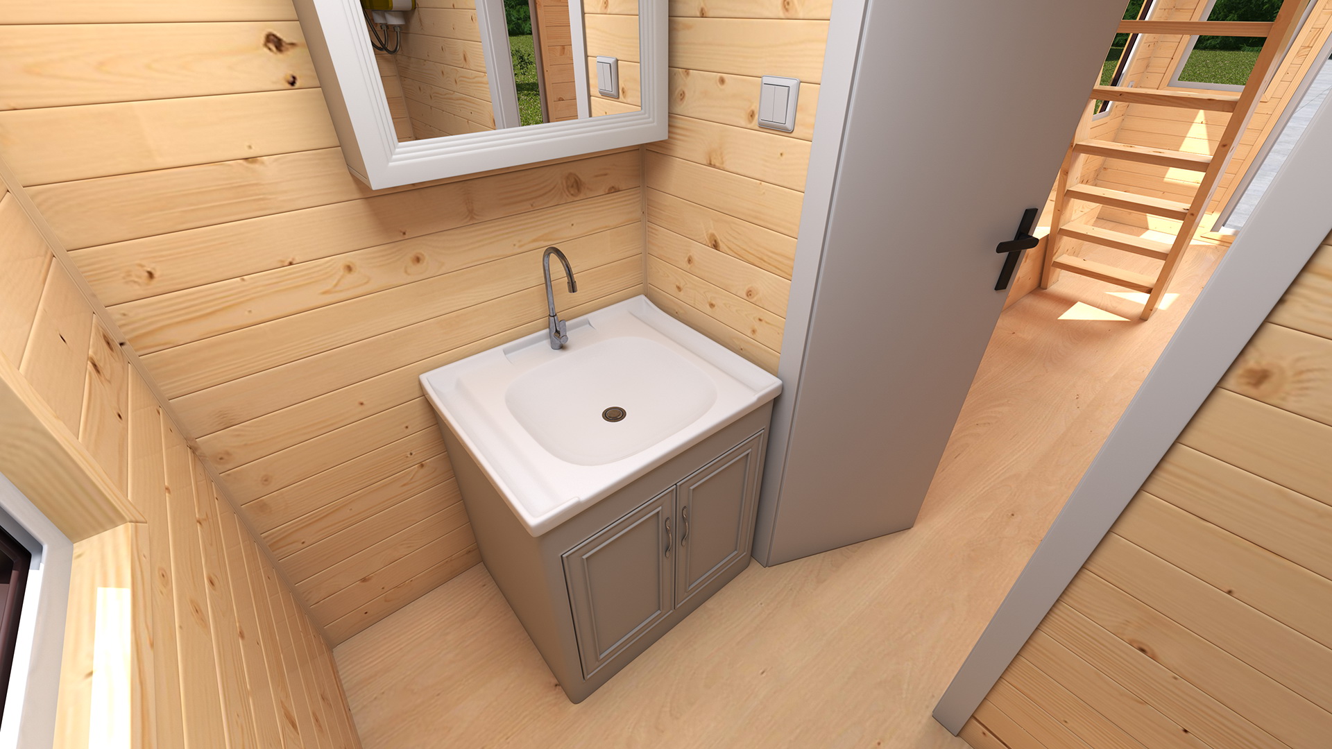Tiny House Rigged 3D