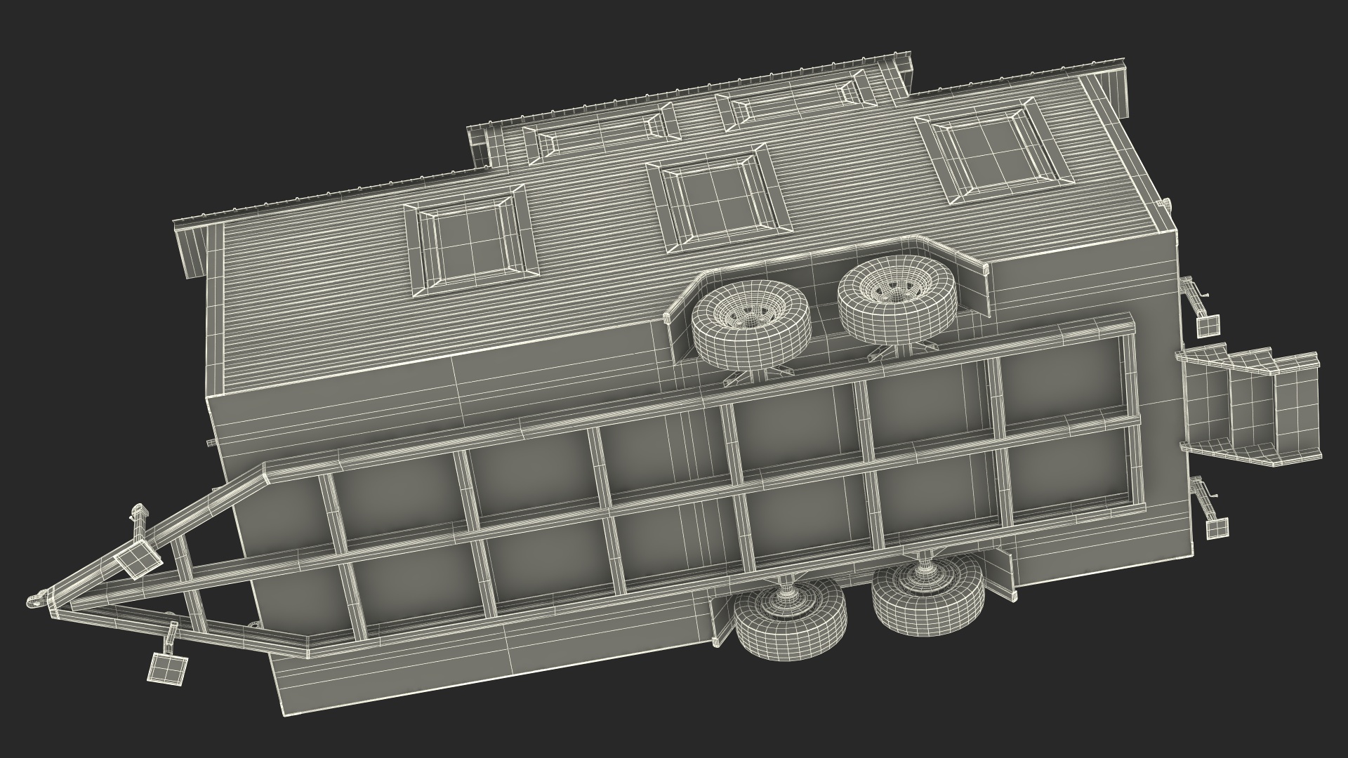 Tiny House Rigged 3D
