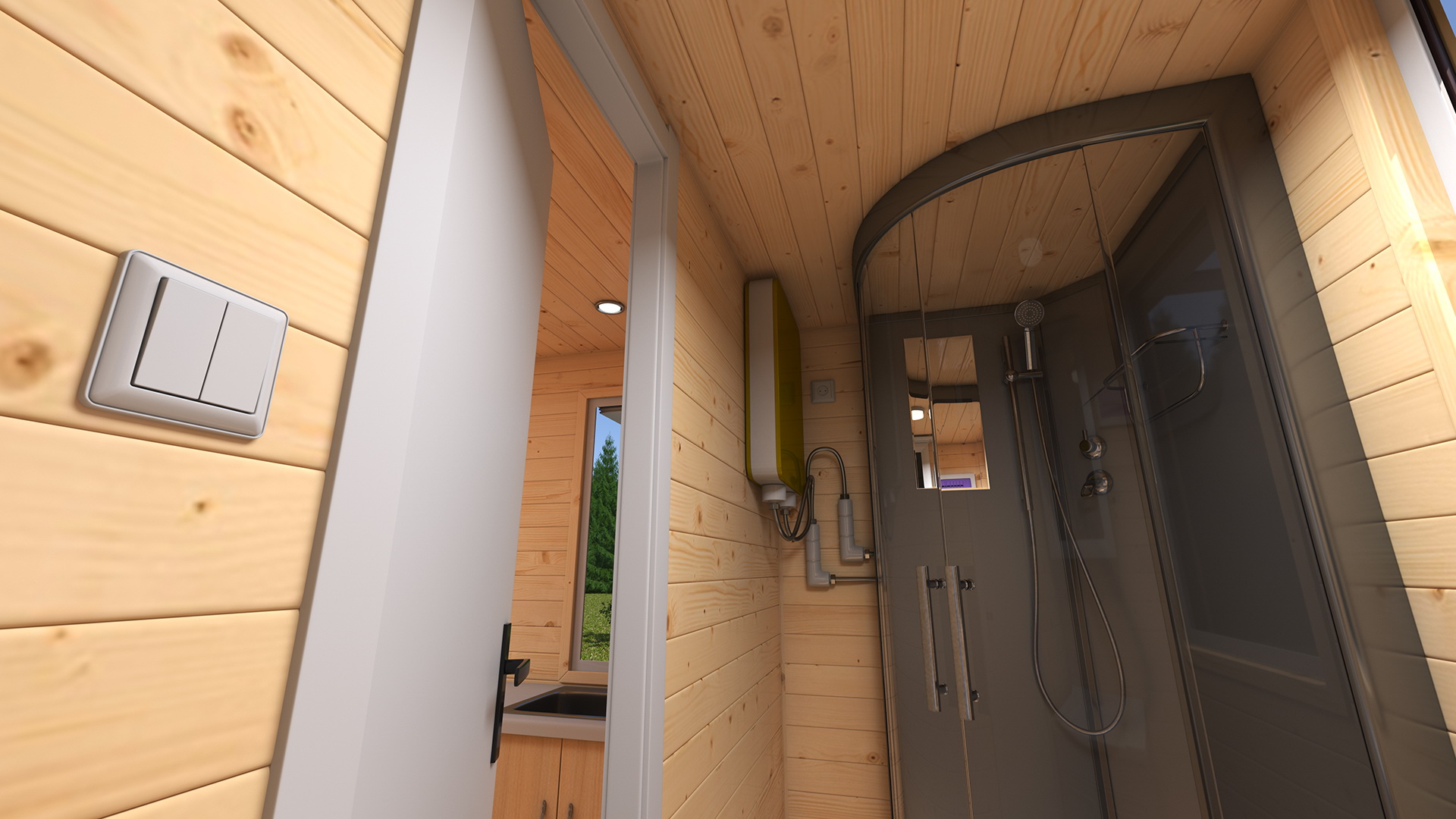 Tiny House Rigged 3D