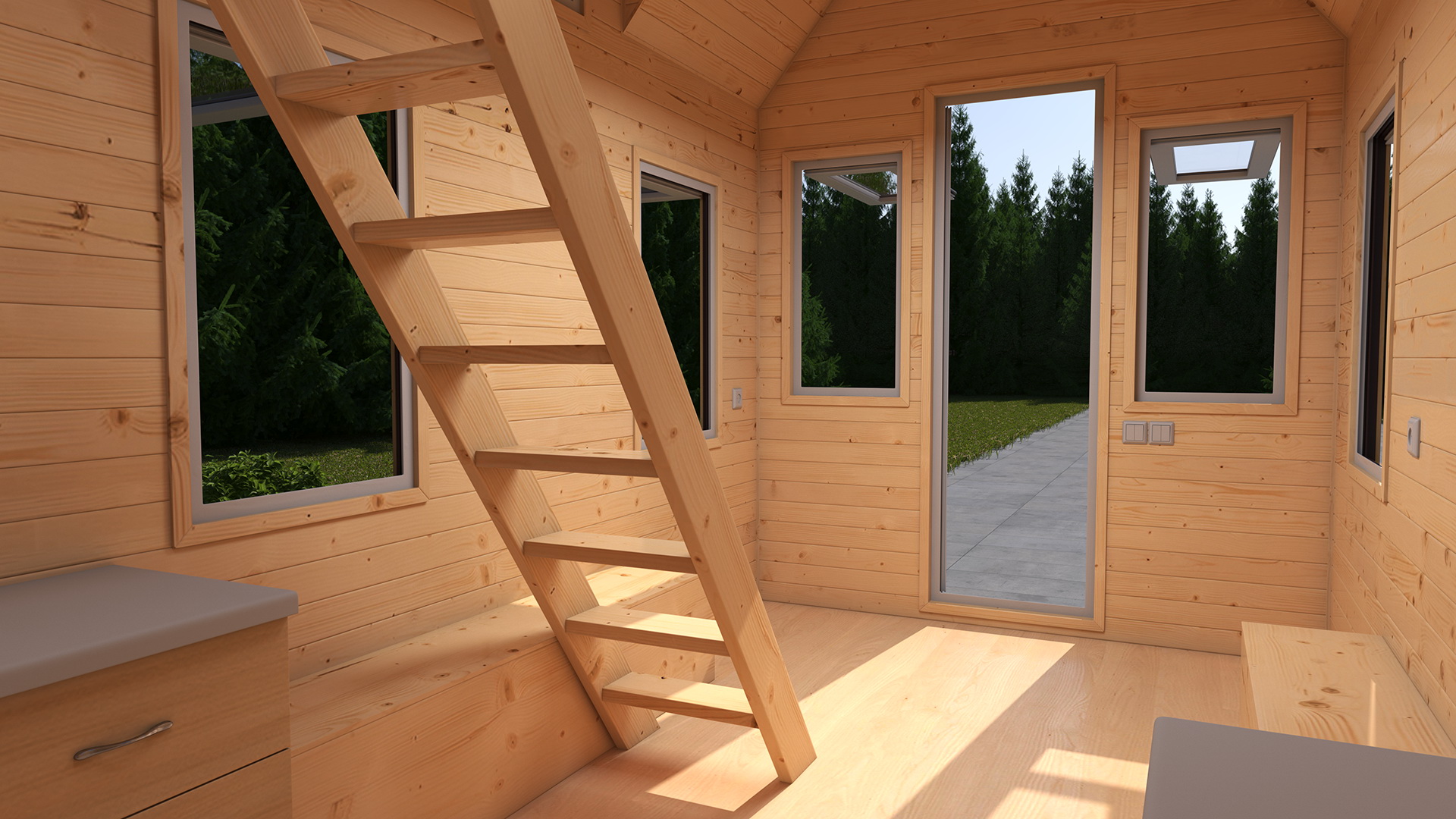 Tiny House Rigged 3D