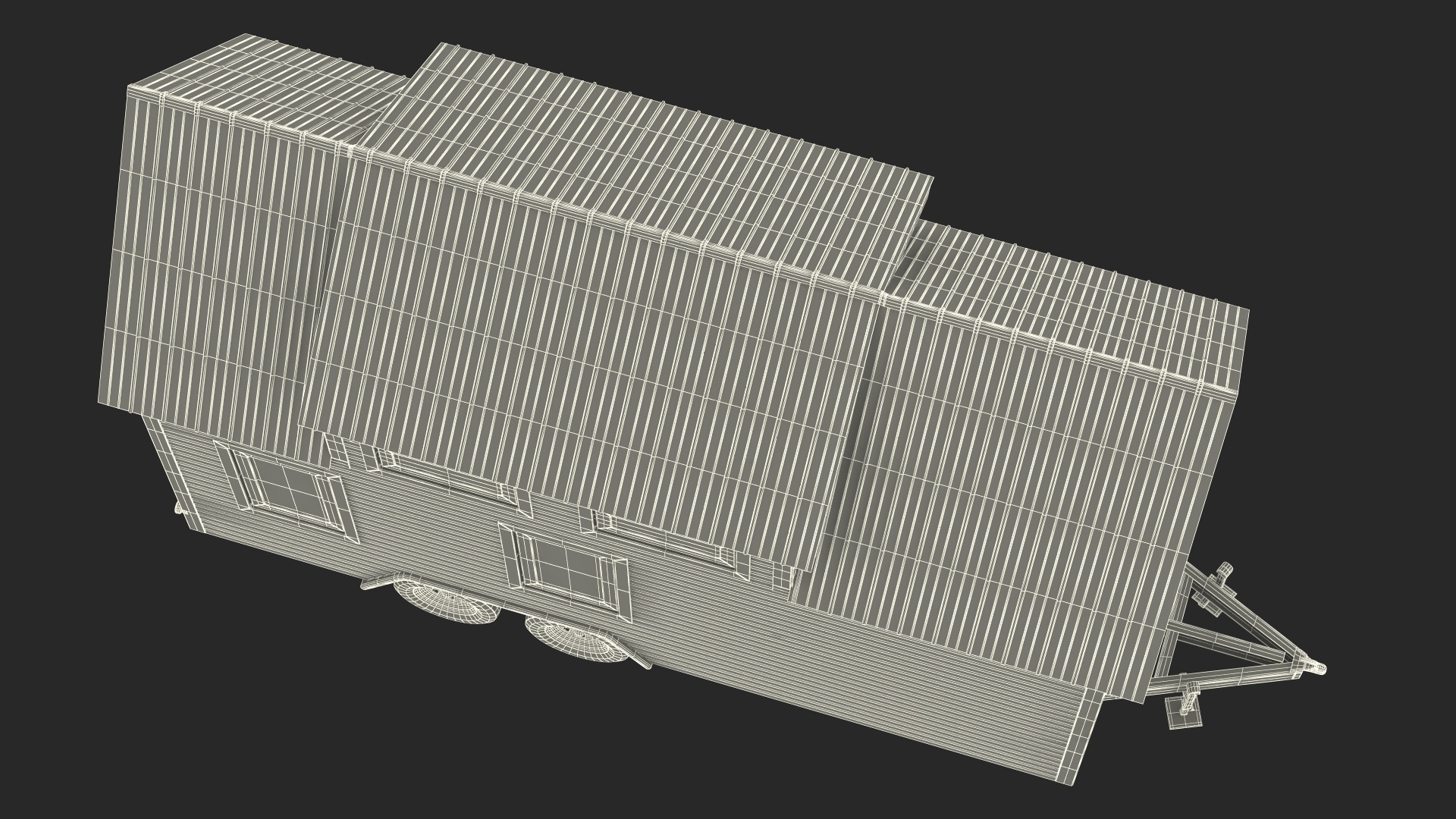 Tiny House Rigged 3D