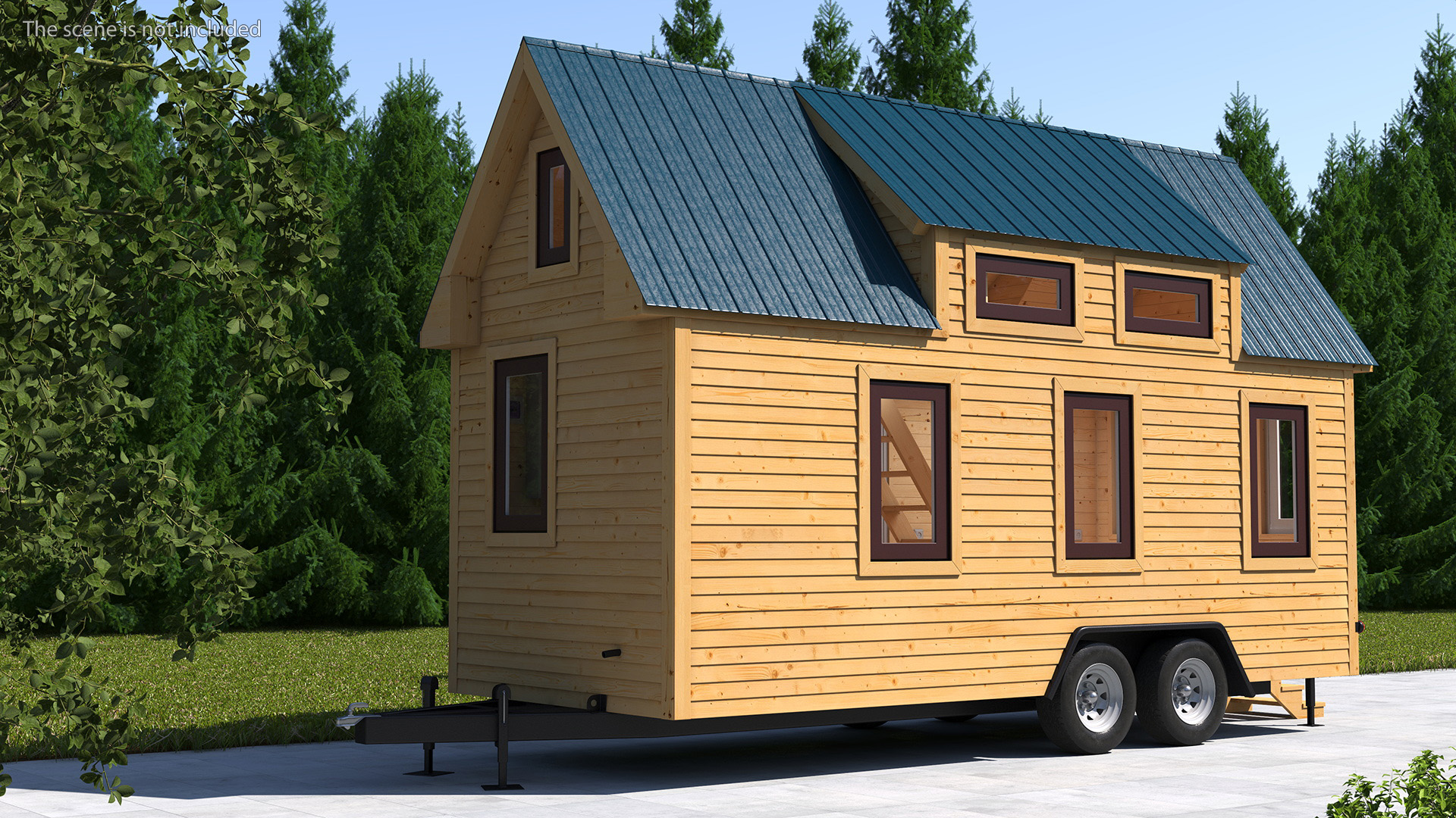 Tiny House Rigged 3D