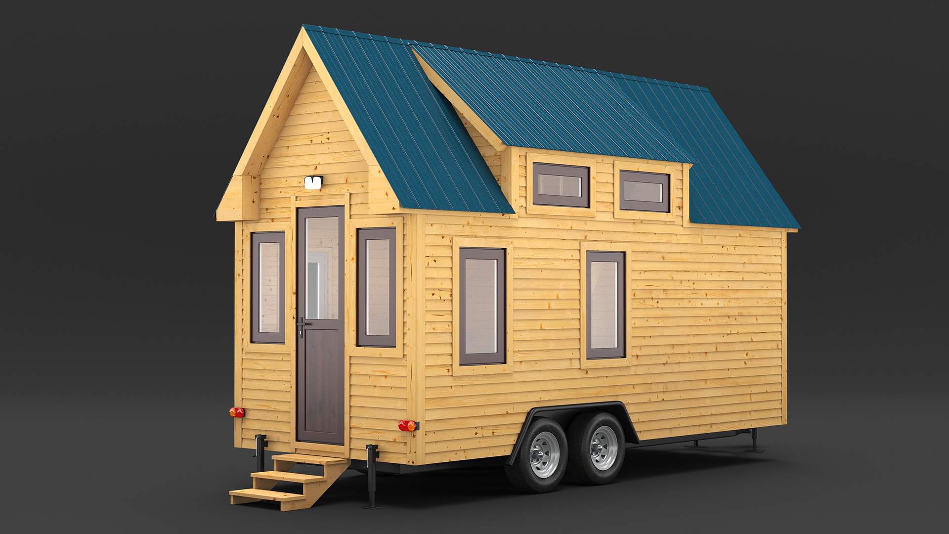Tiny House Rigged 3D