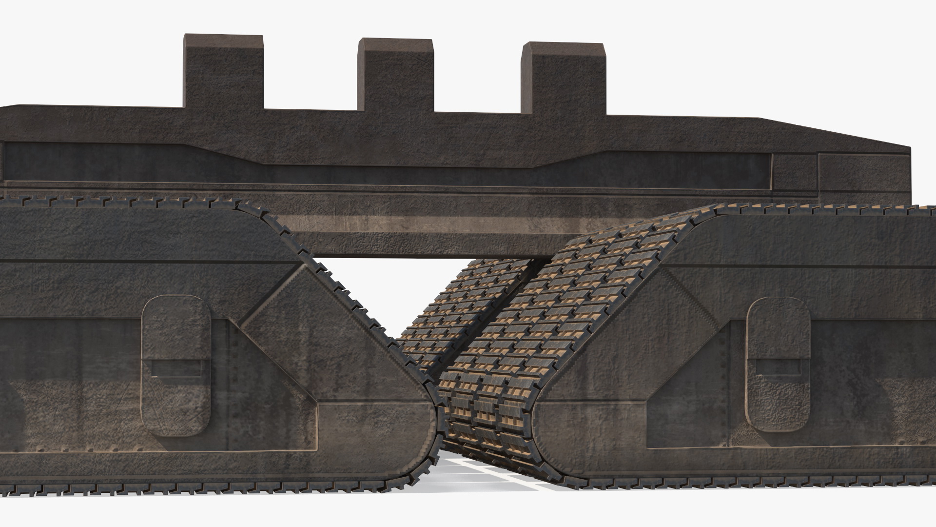 3D Futuristic Crawler Chassis