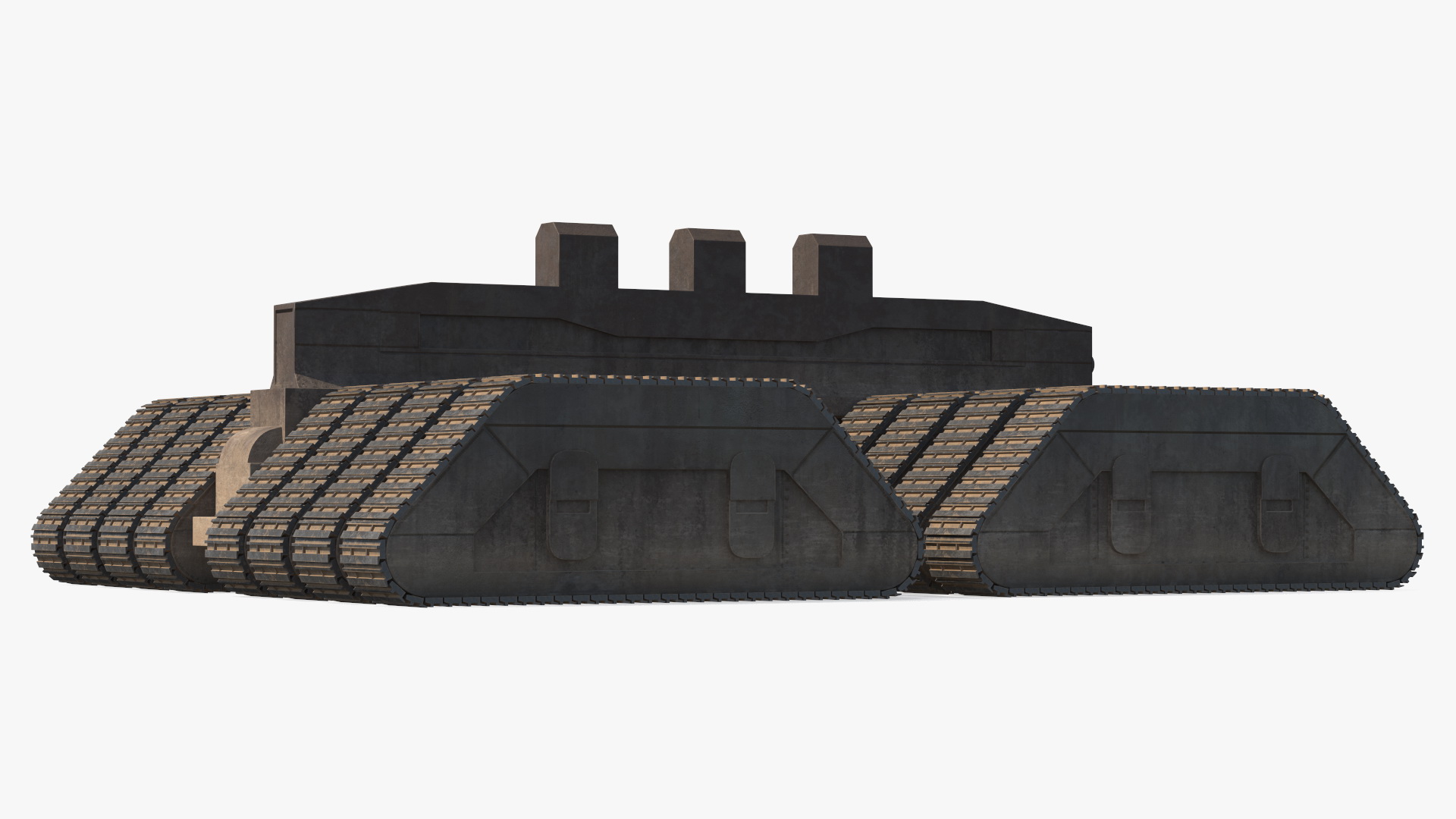 3D Futuristic Crawler Chassis