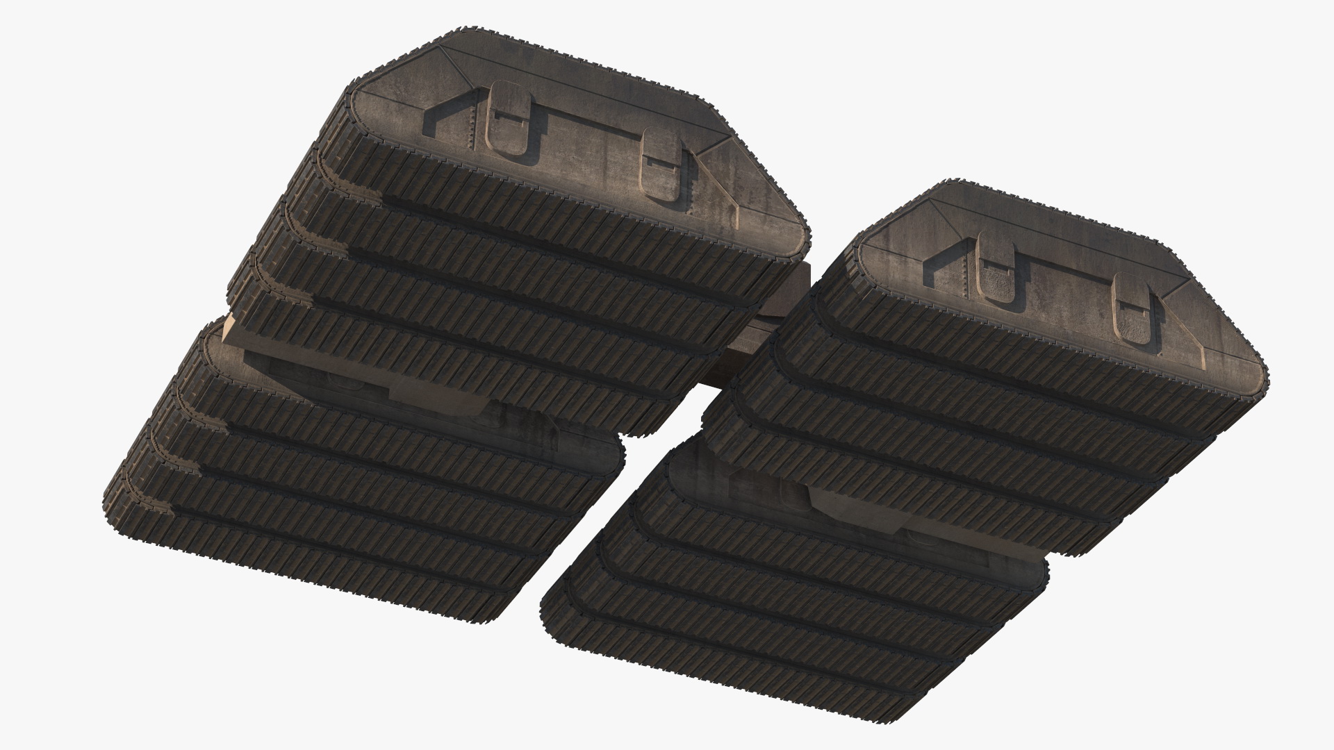 3D Futuristic Crawler Chassis