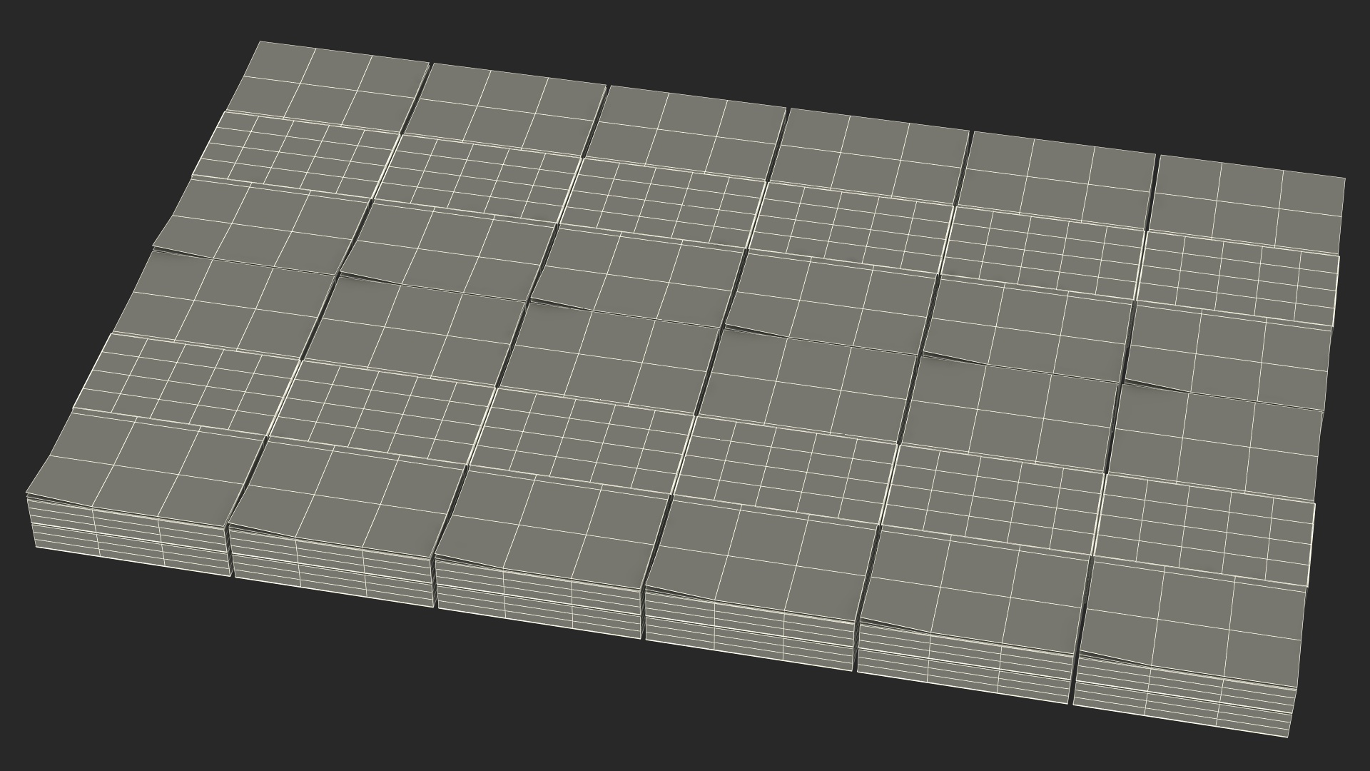 3D Suitcase Full of Pounds model