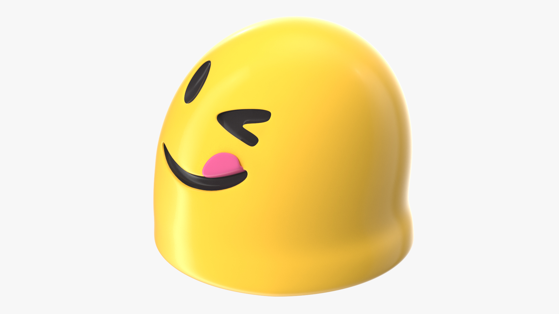 Crazy Face Android Emoji 3D model
