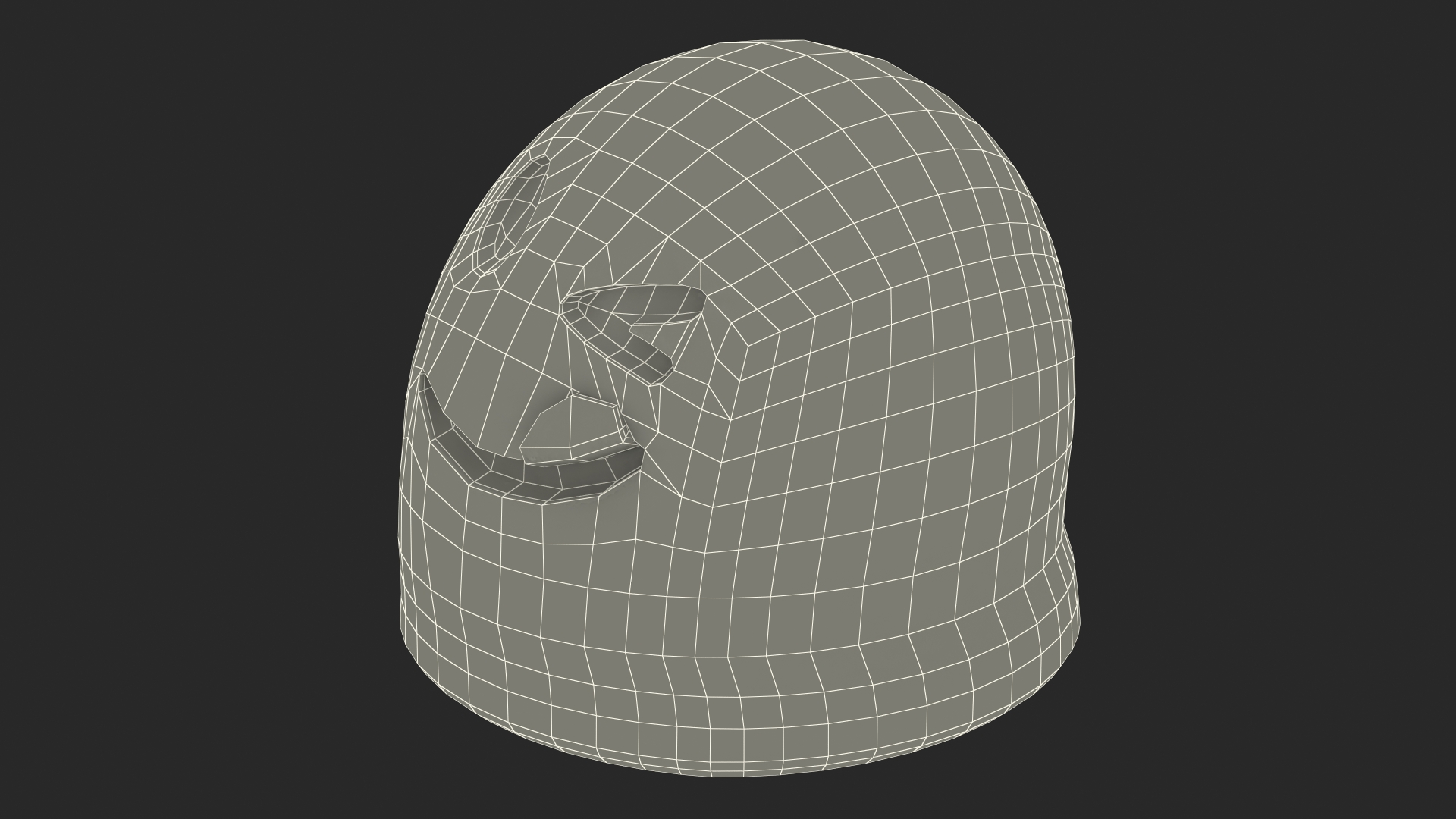 Crazy Face Android Emoji 3D model