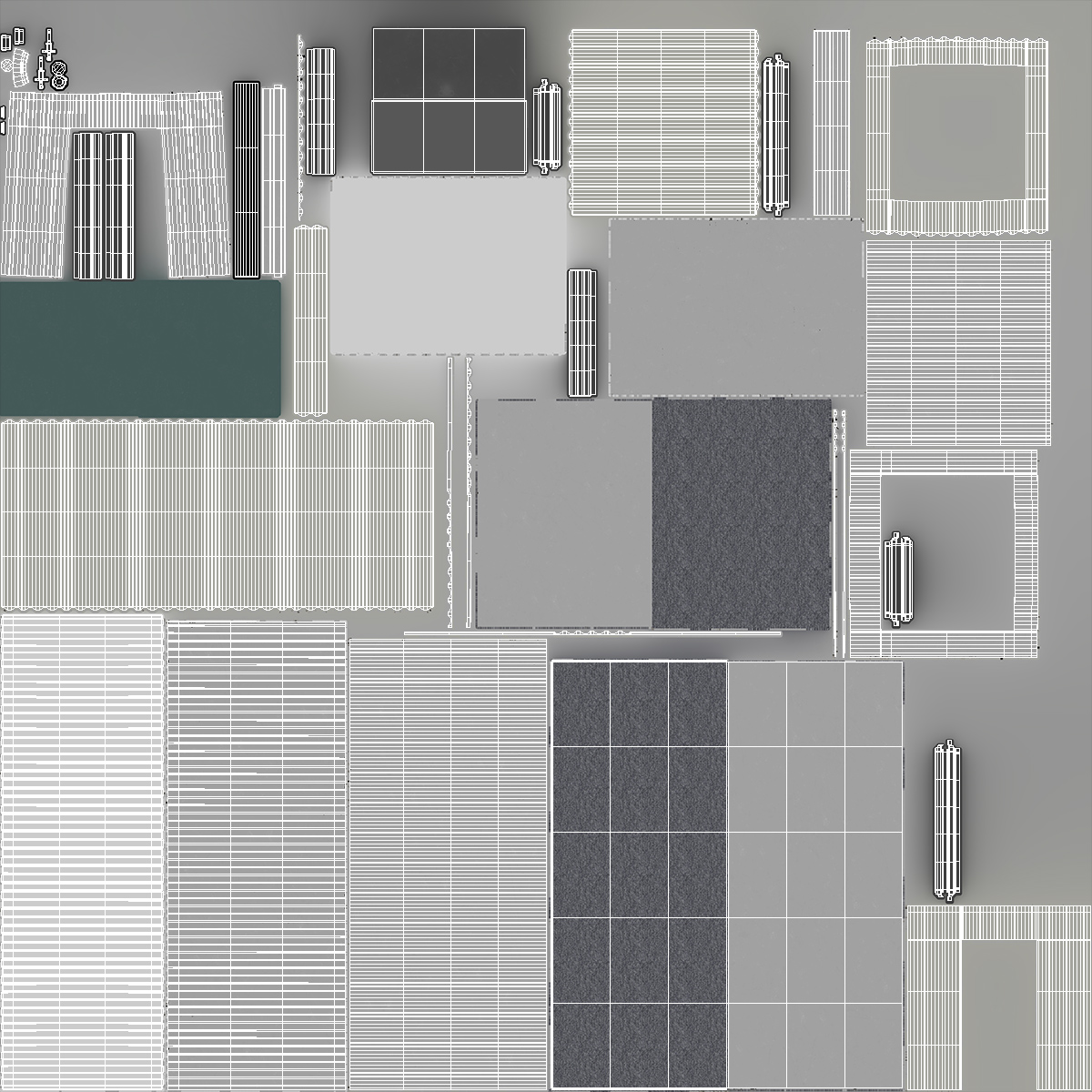 3D model Designer Container Office Building White