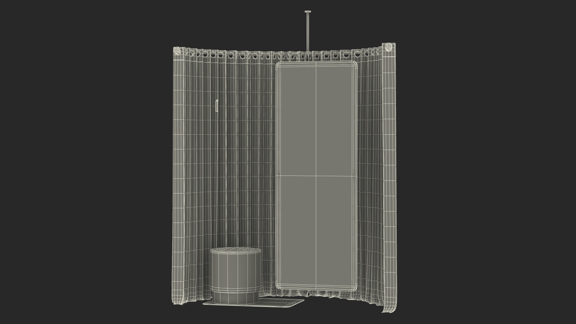 3D model Close Fitting Room Modern