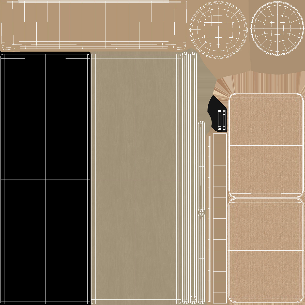 3D model Close Fitting Room Modern