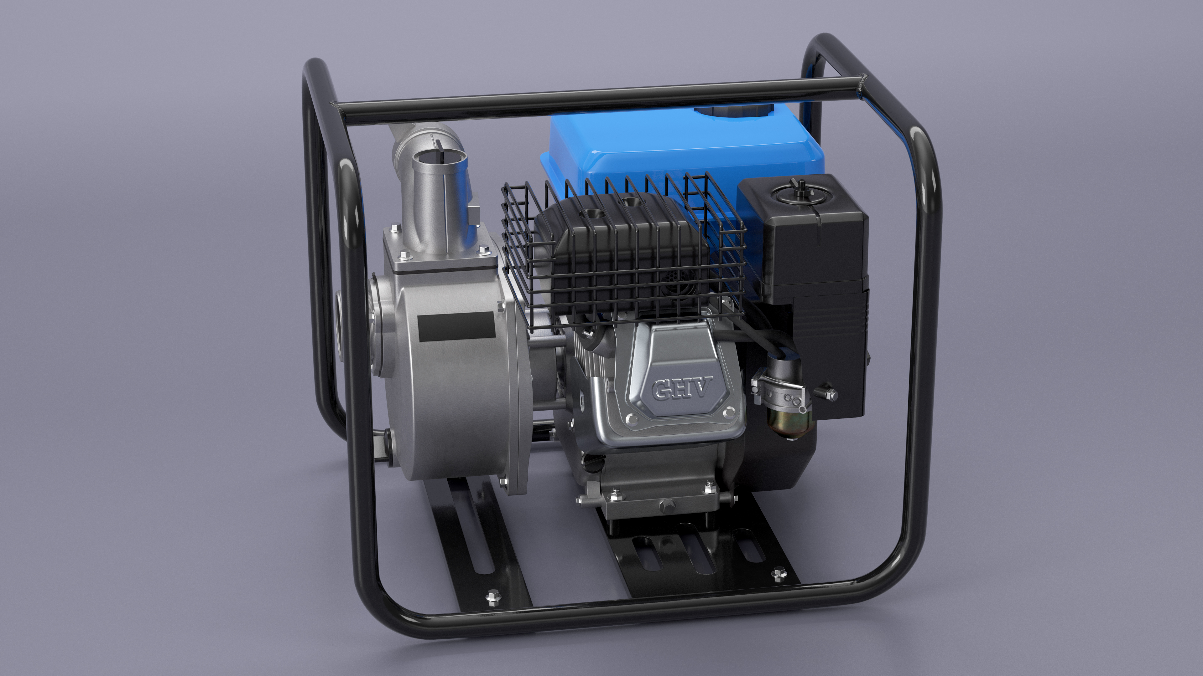 3D Water Pump for Draining model