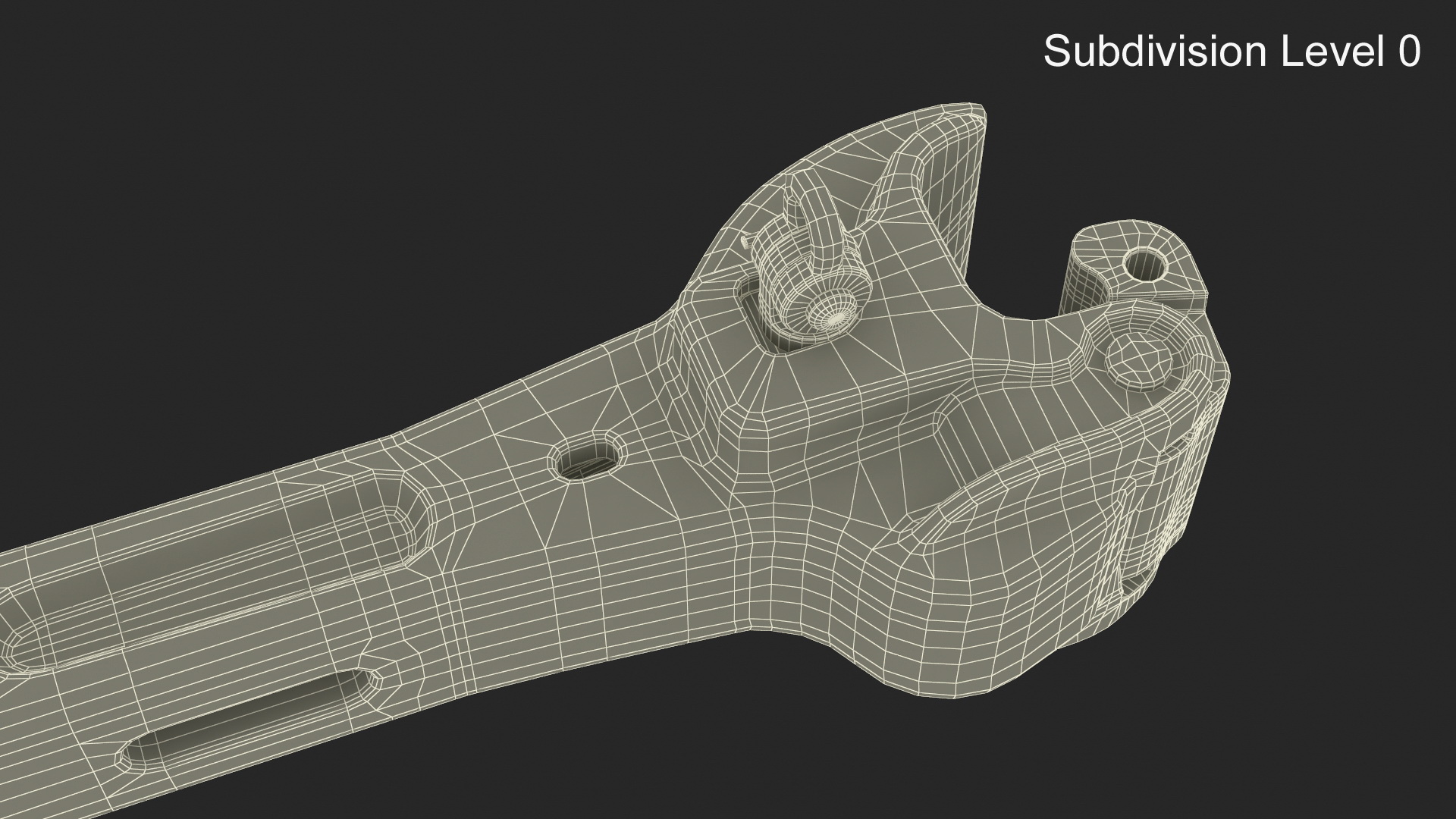 3D Railroad Coupler AAR Type E Rusty model