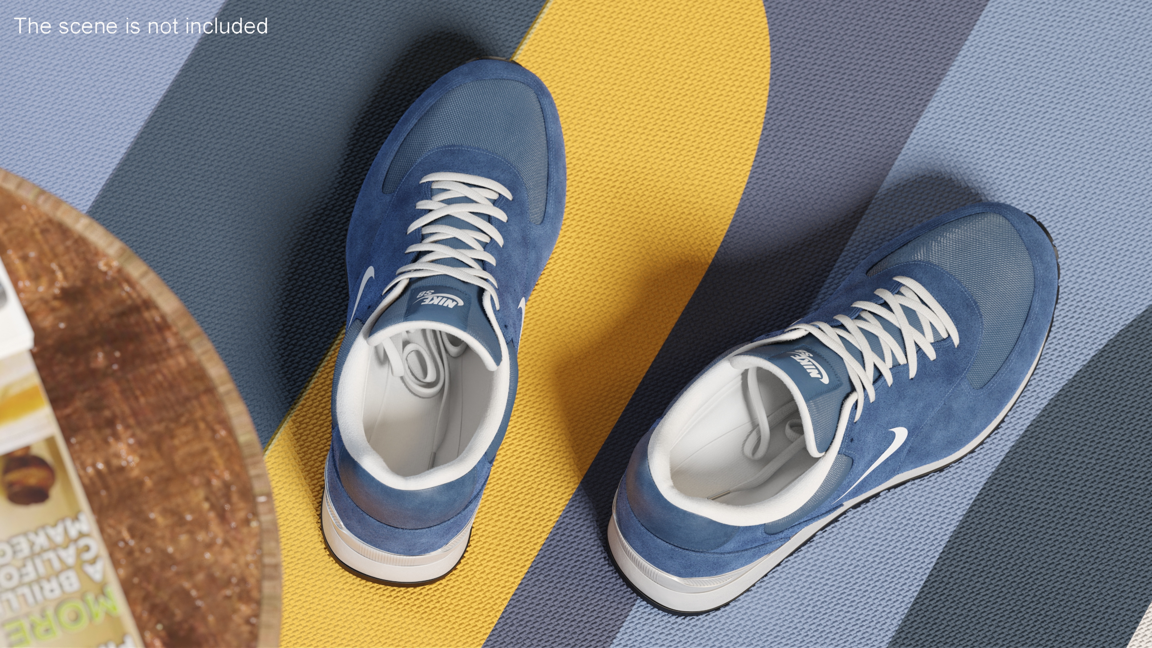 3D Nike Sport Sneakers Fur model
