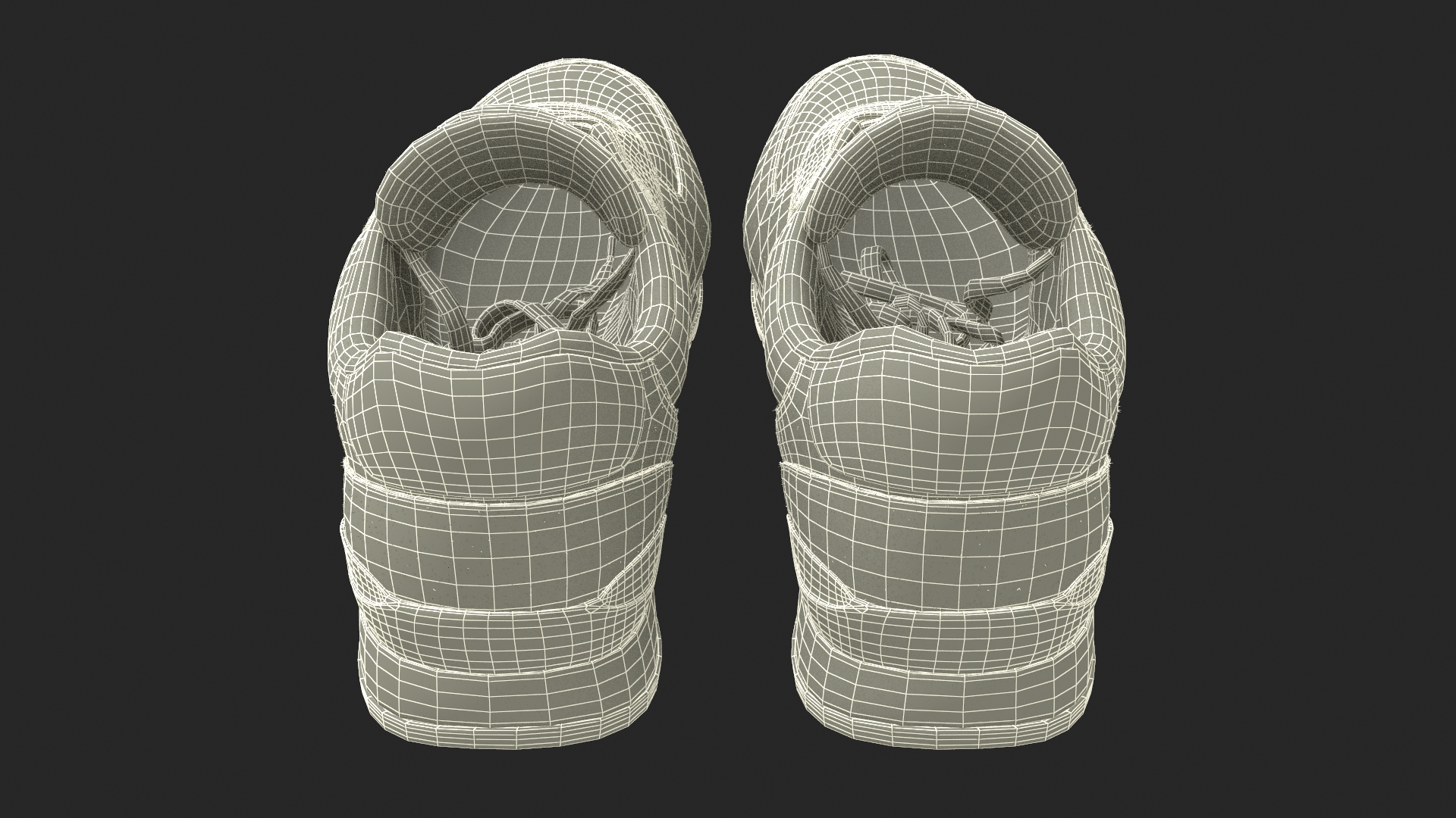 3D Nike Sport Sneakers Fur model