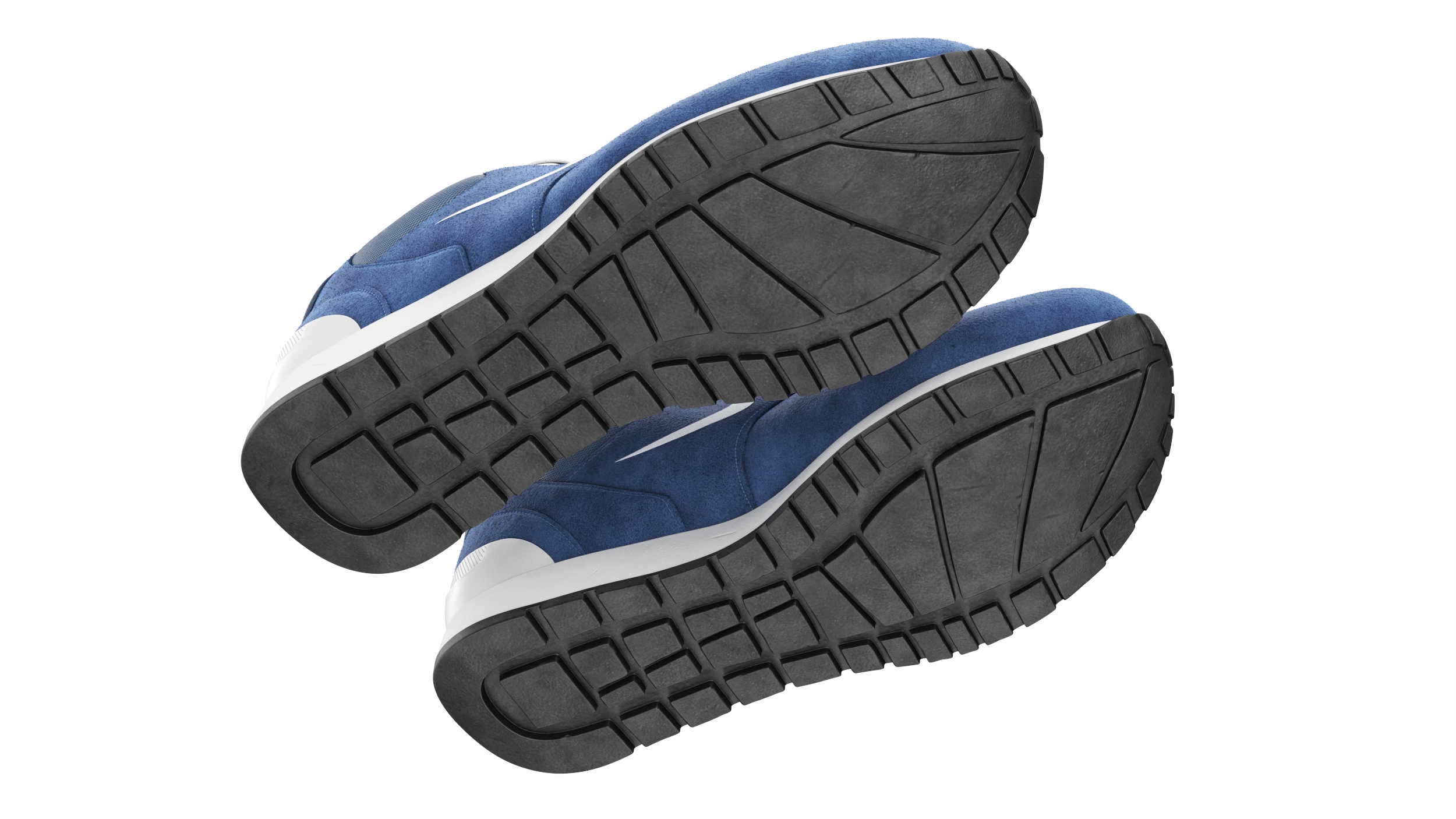 3D Nike Sport Sneakers Fur model