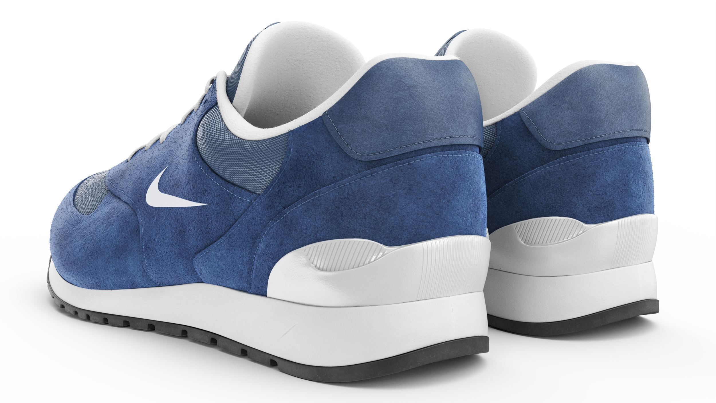 3D Nike Sport Sneakers Fur model
