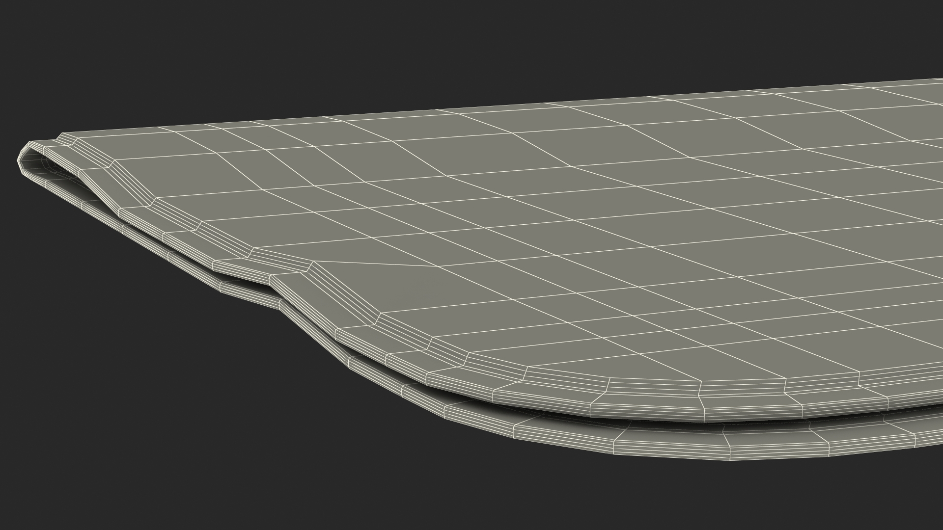 3D model Polishing Cloth Folded in Half
