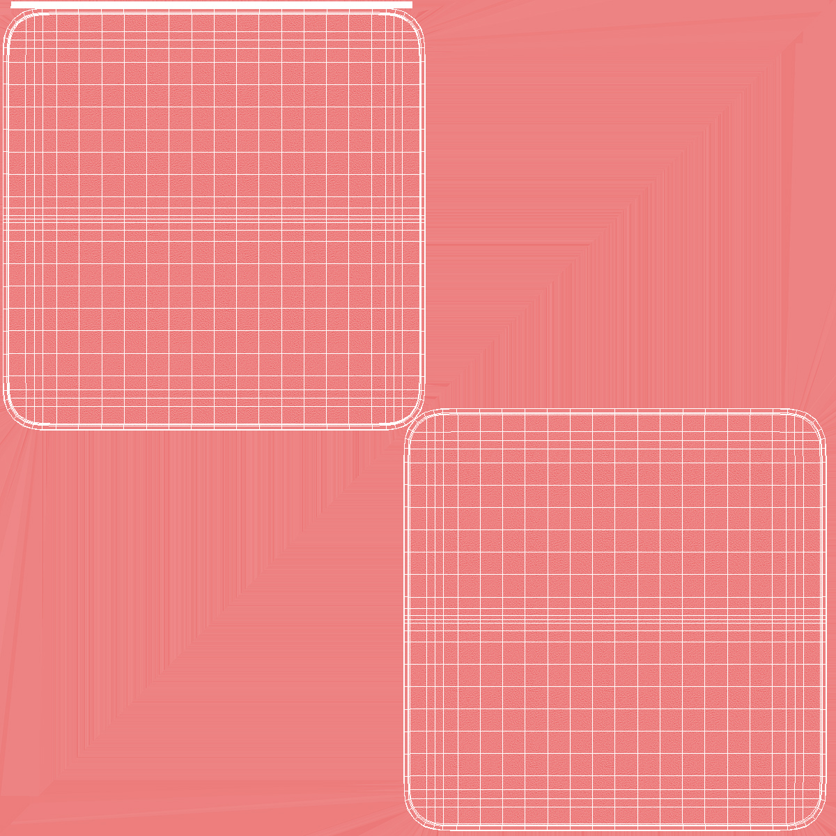 3D model Polishing Cloth Folded in Half