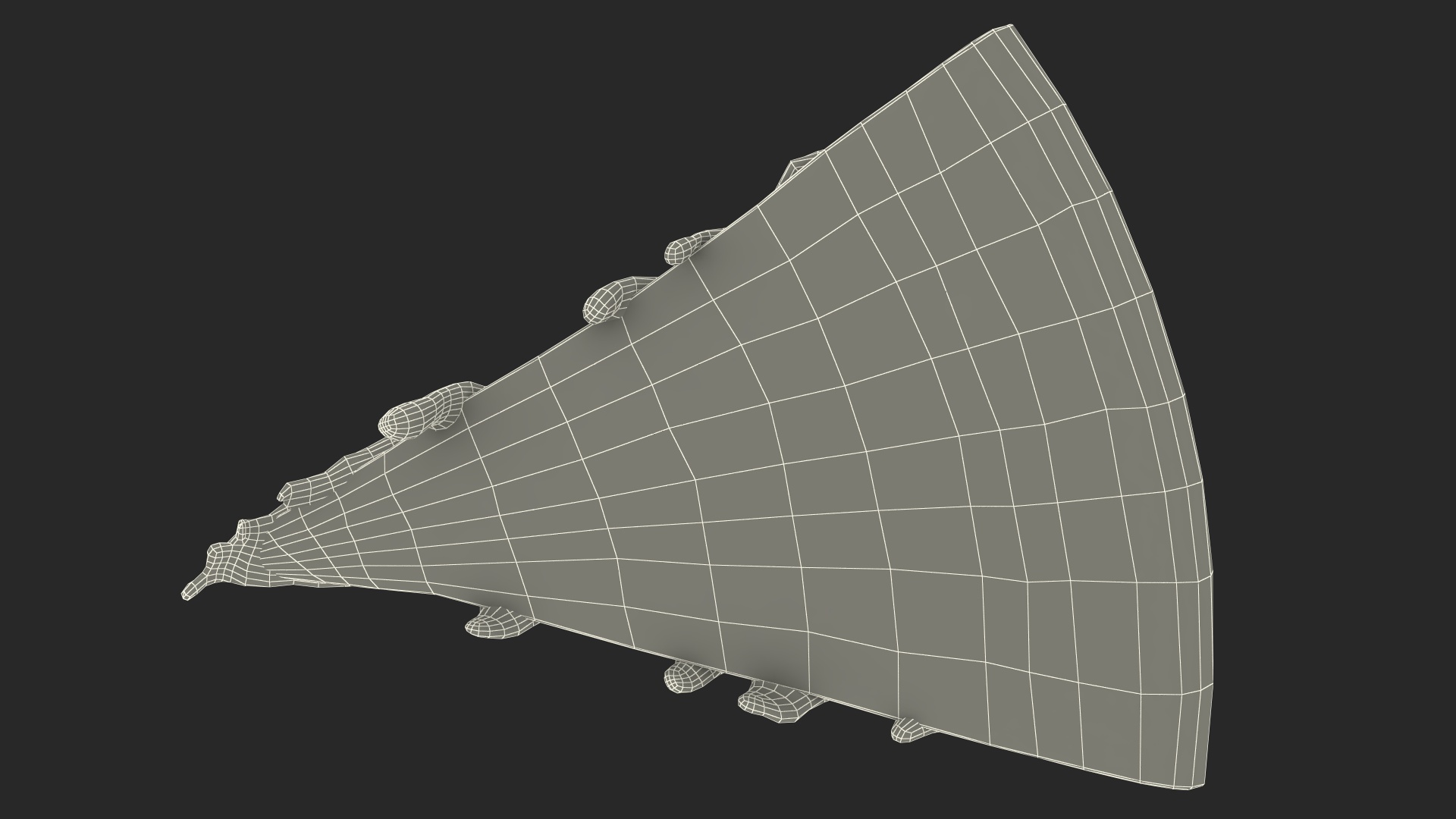 Cartoon Slice of Pepperoni Pizza 3D