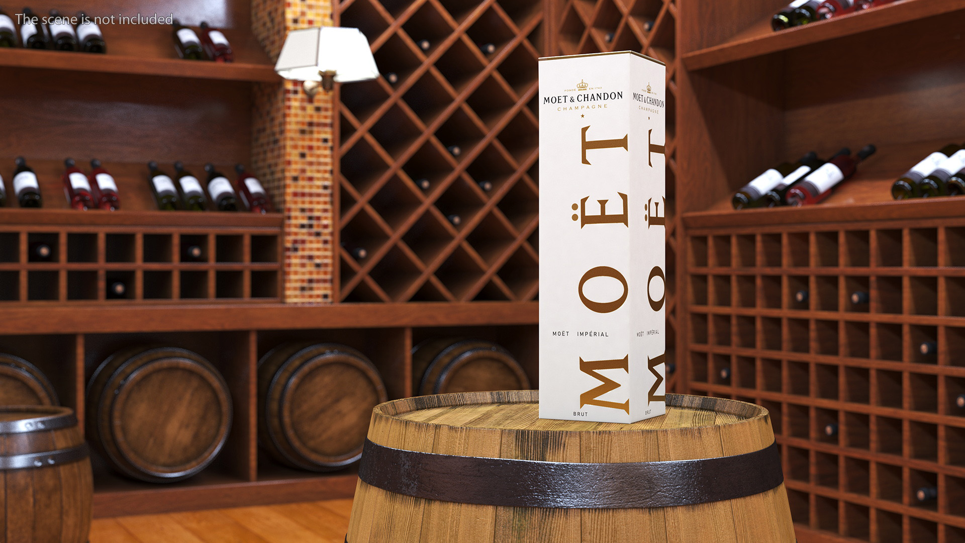 Champagne Box Moet and Chandon Brut Imperial 3D model