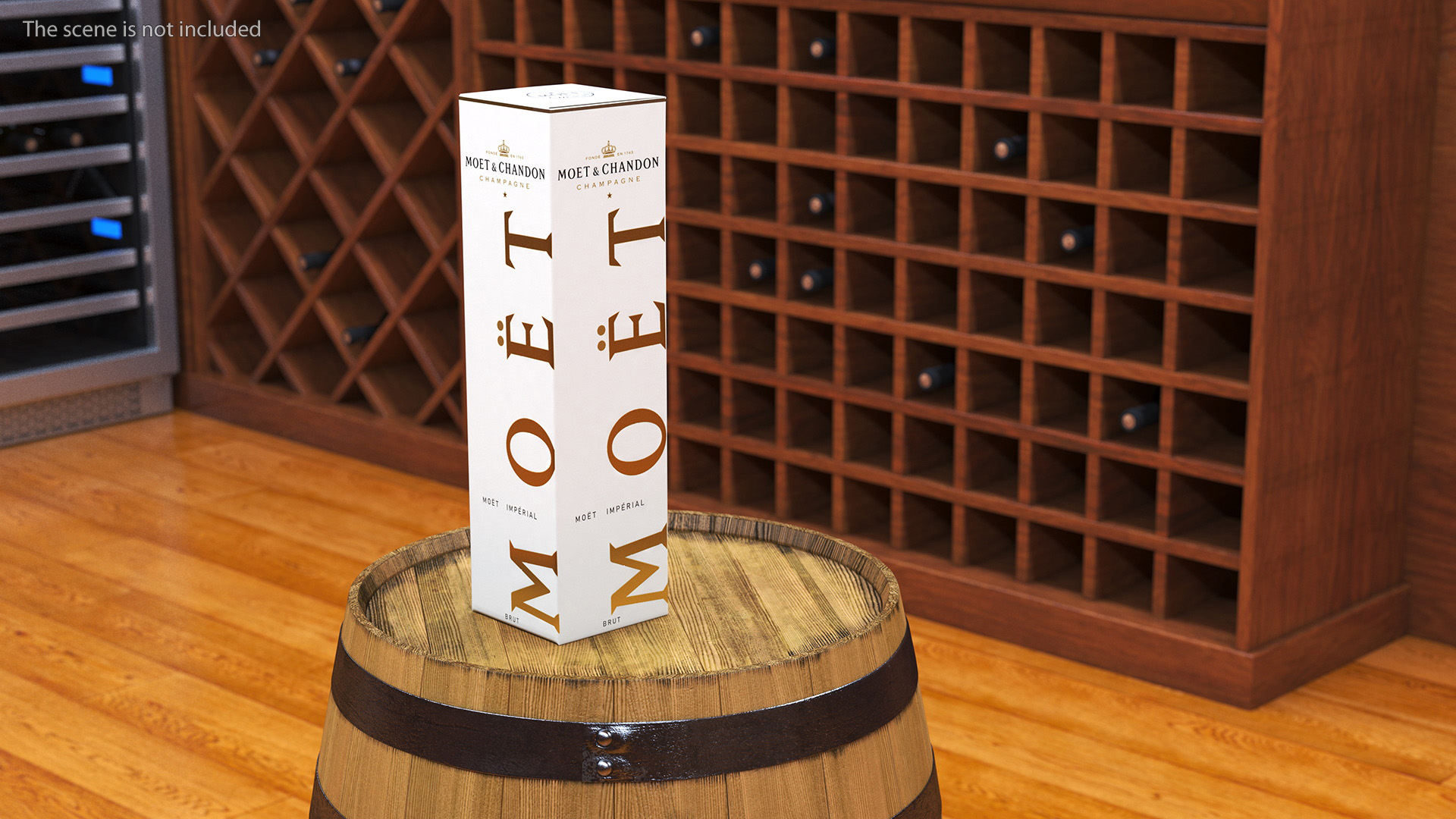 Champagne Box Moet and Chandon Brut Imperial 3D model