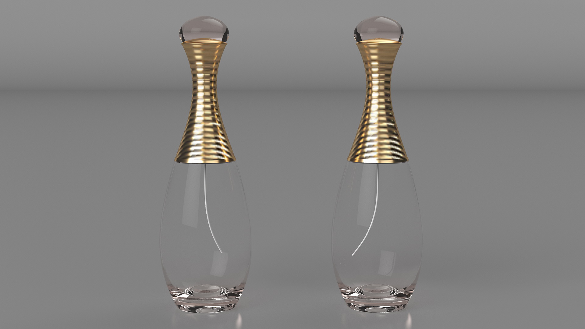 Empty Christian Dior Jadore Perfume Bottle 3D