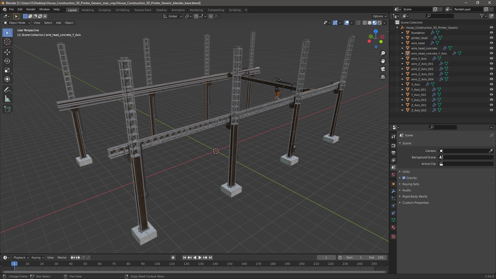 House Construction 3D Printer Generic 3D