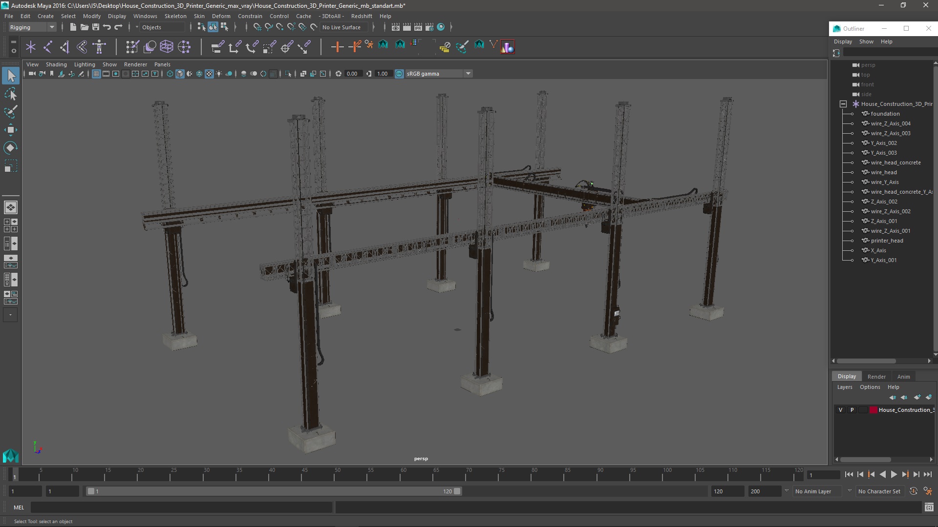 House Construction 3D Printer Generic 3D