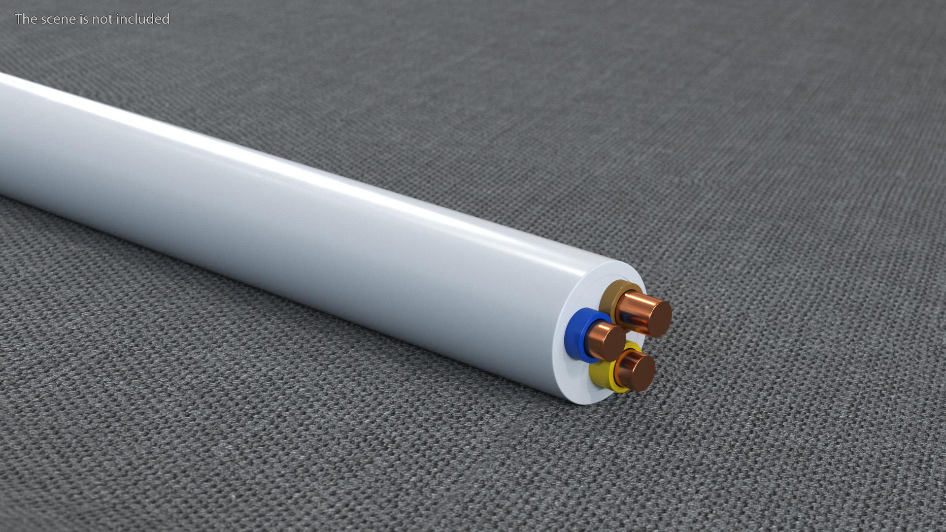 Type B Electric Plug White Rigged for Maya 3D