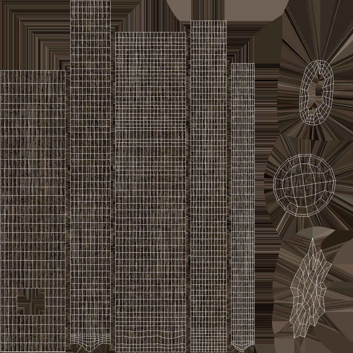 3D Blooming Jacaranda Tree model