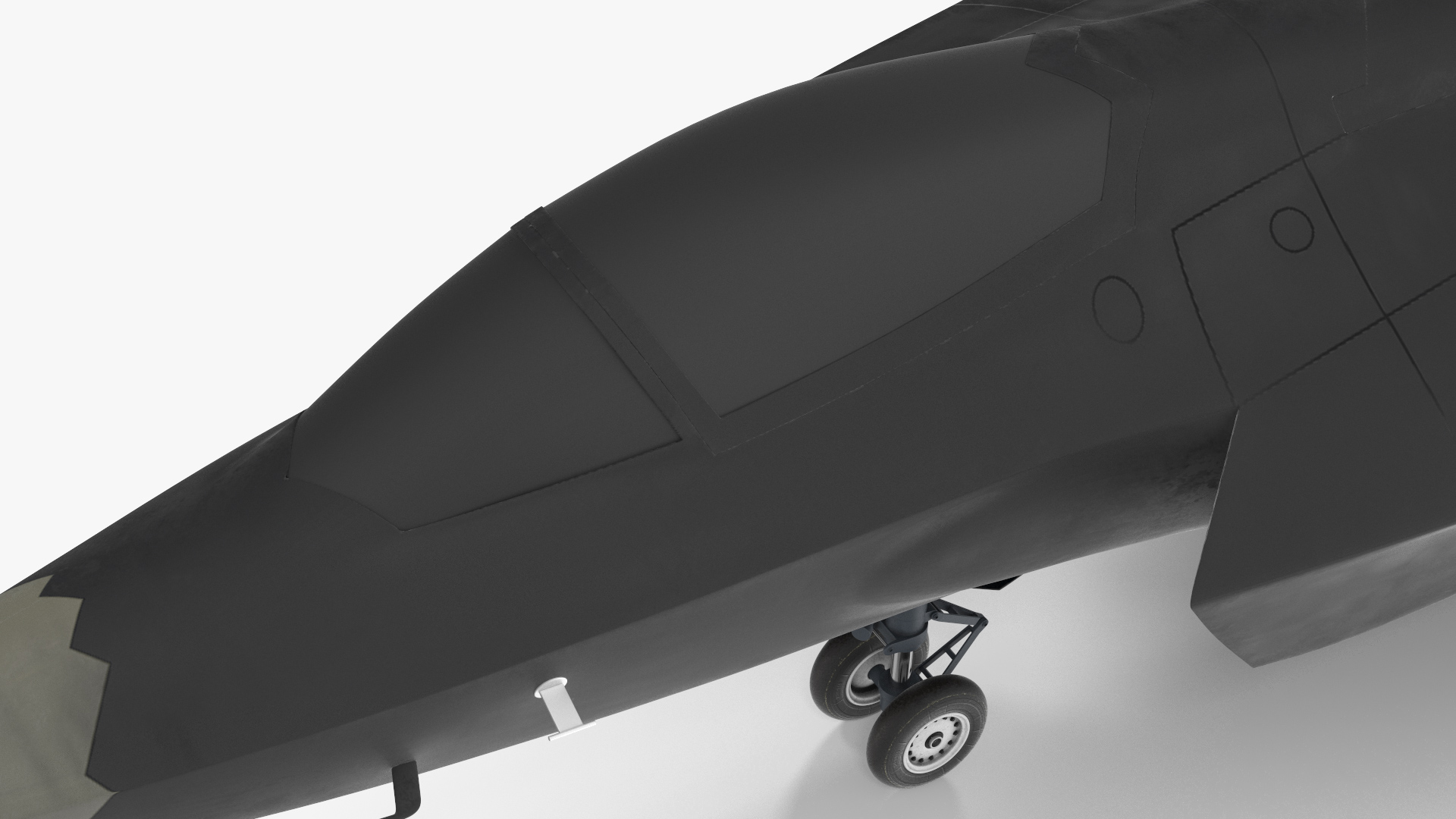 3D model Multirole Jet Fighter Exterior Only