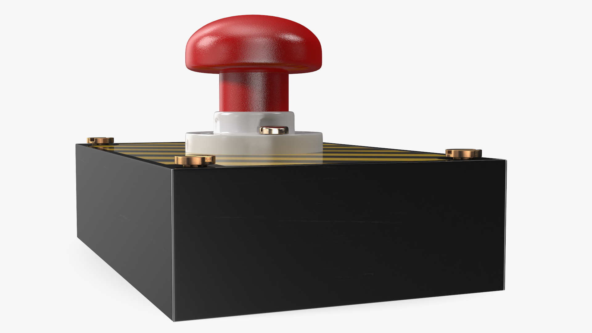 Industrial Emergency Stop Button 3D
