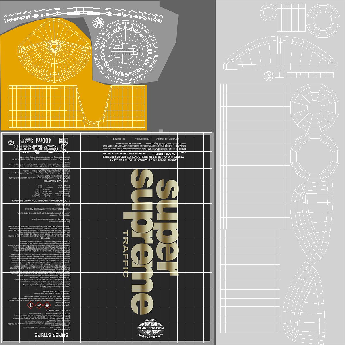 3D Fox Valley Super Supreme Traffic Paint model