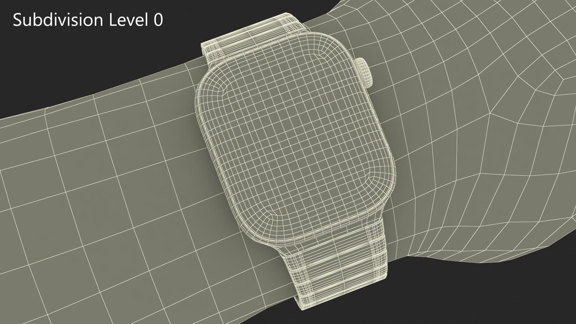 3D Apple Watch Series 10 Black on Wrist Hand